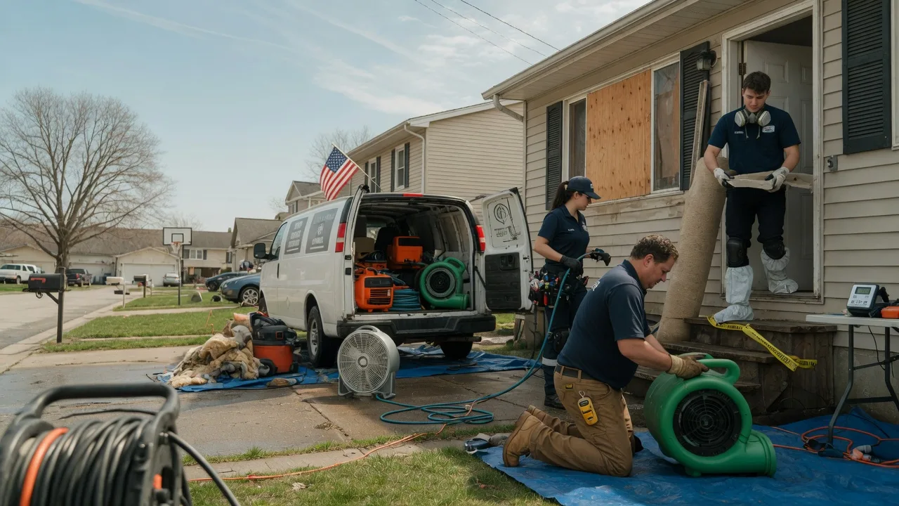 Water Damage Restoration in Clay City, IN near me